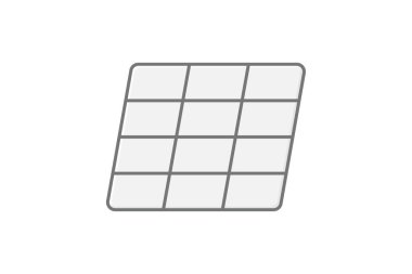 ızgara simgesi, vektör tasarımı