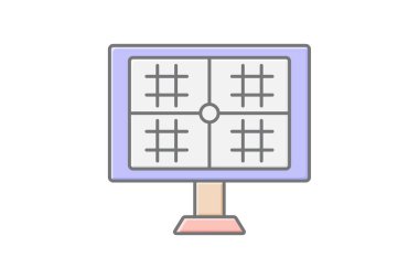 izole edilmiş bilgisayar aygıtı simgesi