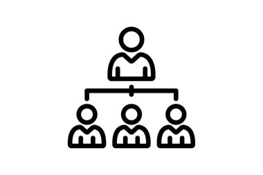 Kurumsal Liderlik simgesi, liderlik, lider, CEO, yönetici, düzenlenebilir vektör, piksel mükemmel, illüstratör ai dosyası