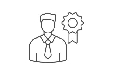 Profesyonel Man simgesi, erkek, erkek, iş, şirket, düzenlenebilir vektör, piksel mükemmel, illüstratör ai dosyası