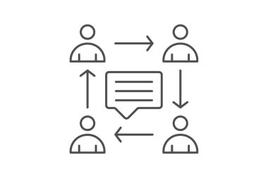 İş İletişim simgesi, iletişim, kurumsal, mesaj, e- posta, düzenlenebilir vektör, piksel mükemmel, illüstratör ai dosyası