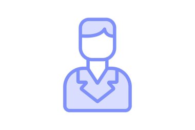 Şirket yönetici simgesi, yürütme, işletme, lider, profesyonel, düzenlenebilir vektör, piksel mükemmel, illüstratör ai dosyası