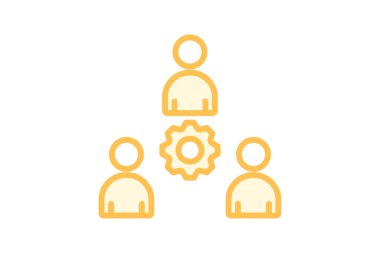 Kurumsal Takım simgesi, takım, iş dünyası, grup, iş gücü, düzenlenebilir vektör, piksel mükemmel, illüstratör ai dosyası