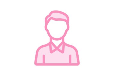 İş adamı simgesi, adam, simge, sembol, erkek, düzenlenebilir vektör, piksel mükemmel, illüstratör ai dosyası