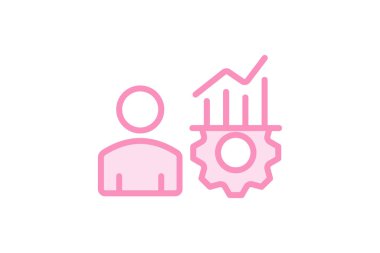 Profesyonel Geliştirme simgesi, geliştirme, büyüme, kariyer, beceri, düzenlenebilir vektör, piksel mükemmel, illüstratör ai dosyası