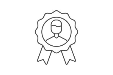 Çalışan Tanıma simgesi, tanınma, ödül, teşvik, bonus, düzenlenebilir vektör, piksel mükemmel, illüstratör ai dosyası