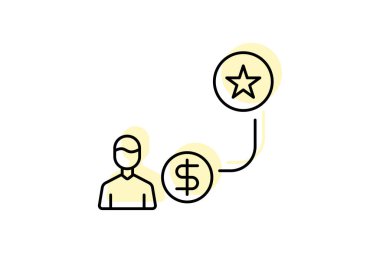 Çalışan Teşvik simgesi, teşvik, motivasyon, ödül, tanıma, düzenlenebilir vektör, piksel mükemmel, illüstratör ai dosyası