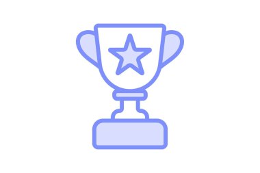 Tanınma Ödülü ikonu, kupa, ödül, onur, sembol, düzenlenebilir vektör, piksel mükemmel, illüstratör ai dosyası