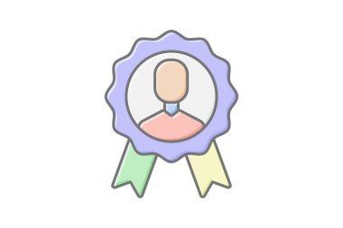 Çalışan Tanıma simgesi, tanınma, ödül, teşvik, bonus, düzenlenebilir vektör, piksel mükemmel, illüstratör ai dosyası