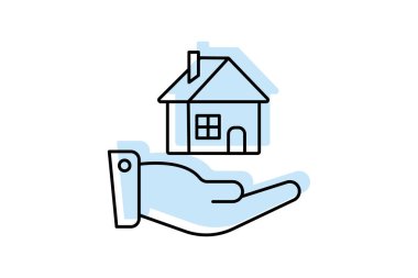 Sigorta simgesi, kapsama, koruma, politika, güvenlik, düzenlenebilir vektör, piksel mükemmel, illüstratör ai dosyası