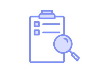 Denetim listesi simgesi, liste, görev, yapılacak iş, envanter, düzenlenebilir vektör, piksel mükemmel, illüstratör ai dosyası