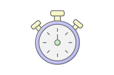 Kronometre simgesi, zaman, saat, saat, hız, düzenlenebilir vektör, piksel mükemmel, illüstratör ai dosyası