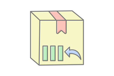 Kolay Dönüş simgesi, geri dönüş, iade politikası, müşteri, geri ödeme, düzenlenebilir vektör, piksel mükemmel, illüstratör ai dosyası