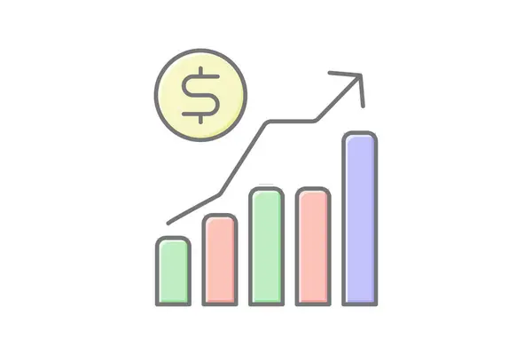 stock vector Business Growth icon, growth, expansion, development, progress, editable vector, pixel perfect, illustrator ai file