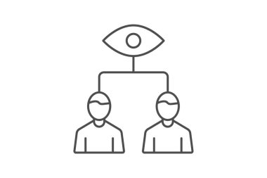 İş adamları simgesi satır