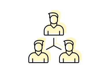 insanlar simge vektör illüstrasyonu