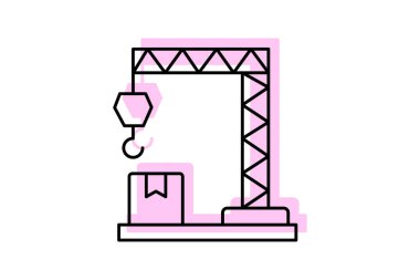 Elektrik Kulesi simgesi, kule, güç, enerji, iletim, düzenlenebilir vektör, piksel mükemmel, illüstratör ai dosyası