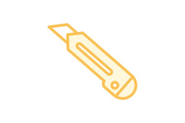 Kesici simgesi, araç, kesim, bıçak, keskin, düzenlenebilir vektör, piksel mükemmel, illüstratör ai dosyası