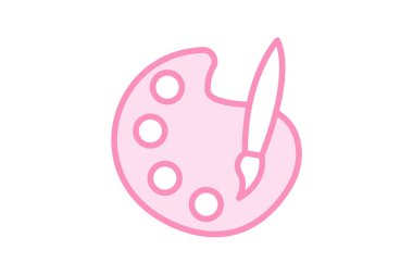 Simge, resim, boya, çizim, fırça, düzenlenebilir vektör, piksel mükemmel, illüstratör ai dosyası