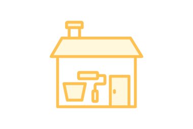 Ev yenileme simgesi, yenileme, ev, iyileştirme, yenileme, düzenlenebilir vektör, piksel mükemmel, illüstratör ai dosyası