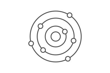 Mikroskobik organizma simgesi, organizma, mikroorganizma, hücre, biyoloji, düzenlenebilir vektör, piksel mükemmel, illüstratör ai dosyası