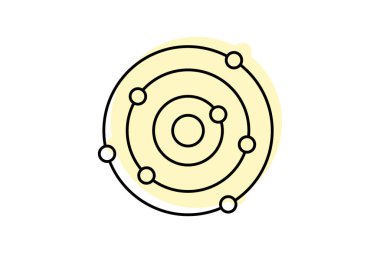 Mikroskobik organizma simgesi, organizma, mikroorganizma, hücre, biyoloji, düzenlenebilir vektör, piksel mükemmel, illüstratör ai dosyası