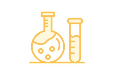 Kimya simgesi, bilim, laboratuvar, kimyasal, reaksiyon, düzenlenebilir vektör, piksel mükemmel, illüstratör ai dosyası