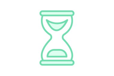 Kum Saati simgesi, kum saati, zaman, kum, saat, düzenlenebilir vektör, piksel mükemmel, illüstratör ai dosyası