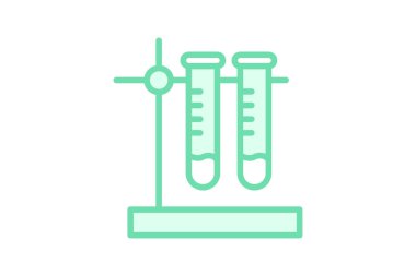 Kültür tüpleri simgesi, tüpler, laboratuvar, bilim, deney, düzenlenebilir vektör, piksel mükemmel, illüstratör ai dosyası