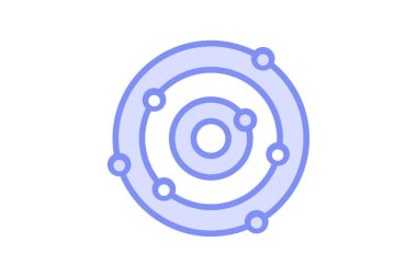 Mikroskobik organizma simgesi, organizma, mikroorganizma, hücre, biyoloji, düzenlenebilir vektör, piksel mükemmel, illüstratör ai dosyası