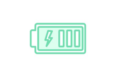 Pil simgesi, güç, enerji, şarj, hücre, düzenlenebilir vektör, piksel mükemmel, illüstratör ai dosyası