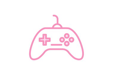 Gamepad simgesi, denetleyici, oyun, oyun, video oyunu, düzenlenebilir vektör, piksel mükemmel, illüstratör ai dosyası