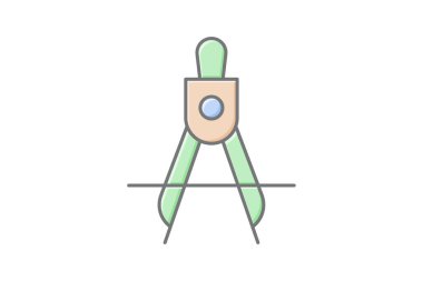 Bölme simgesi, ayrım, bölünme, bölünme, bölünme, düzenlenebilir vektör, piksel mükemmel, çizer ai dosyası