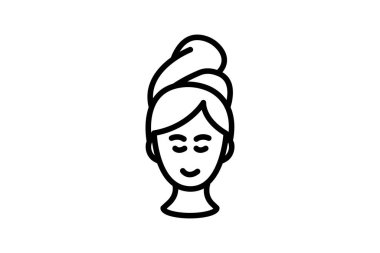 Güzellik Spa simgesi, spa, rahatlama, sağIık, tedavi, düzenlenebilir vektör, piksel mükemmel, illüstratör ai dosyası