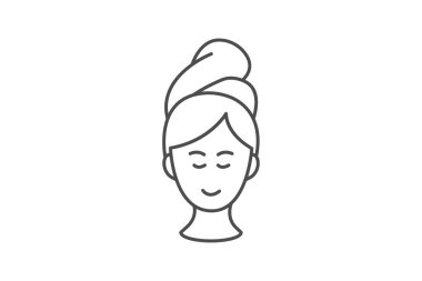 Güzellik Spa simgesi, spa, rahatlama, sağIık, tedavi, düzenlenebilir vektör, piksel mükemmel, illüstratör ai dosyası