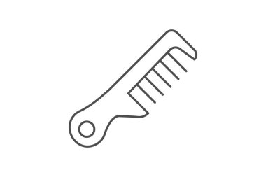 Güzellik Tarak simgesi, tarak, saç, tımar, güzellik, düzenlenebilir vektör, piksel mükemmel, illüstratör ai dosyası