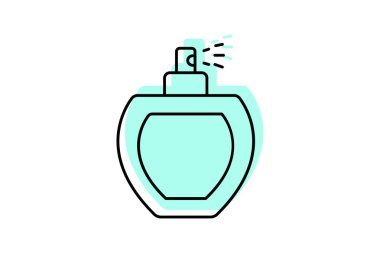 Güzellik parfümü ikonu, parfüm, koku, koku, aroma, düzenlenebilir vektör, piksel mükemmel, illüstratör ai dosyası