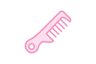 Güzellik Tarak simgesi, tarak, saç, tımar, güzellik, düzenlenebilir vektör, piksel mükemmel, illüstratör ai dosyası