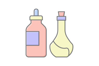 Güzellik Essensleri simgesi, özetler, cilt, yüz, güzellik, düzenlenebilir vektör, piksel mükemmel, illüstratör ai dosyası