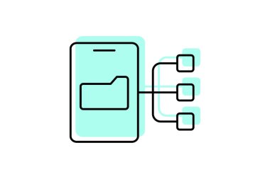 Veri dönüşüm simgesi, veri, dönüşüm, değişim, dönüşüm, düzenlenebilir vektör, piksel mükemmel, illüstratör ai dosyası