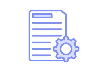 Dosya Ayarlama simgesi, ayarı, dosya, yönetim, organizasyon, düzenlenebilir vektör, piksel mükemmel, illüstratör ai dosyası