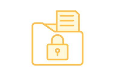 Güvenli Veri simgesi, güvenli, veri, güvenlik, koruma, düzenlenebilir vektör, piksel mükemmel, illüstratör ai dosyası