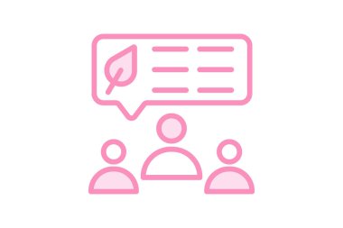 Yeşil Topluluk Girişimleri duoton çizgi simgesi, vektör, piksel mükemmel, illüstratör dosyası