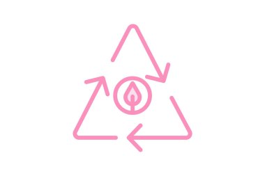 Sıfır Emisyon duoton çizgi simgesi, vektör, piksel mükemmel, illüstratör dosyası