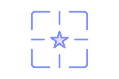 Tanınma duoton çizgi simgesi, vektör, piksel mükemmel, illüstratör dosyası