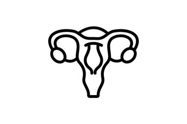 Rahim çizgisi simgesi, vektör, piksel mükemmel, illüstratör dosyası
