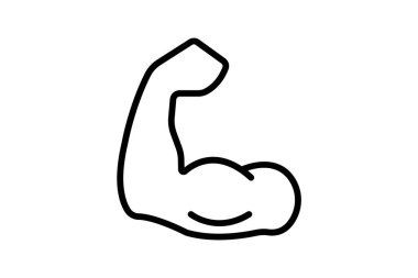 Kas çizgisi simgesi, vektör, piksel mükemmel, illüstratör dosyası