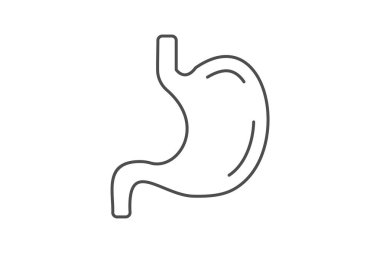 Mide inceliği simgesi, vektör, piksel mükemmel, illüstratör dosyası