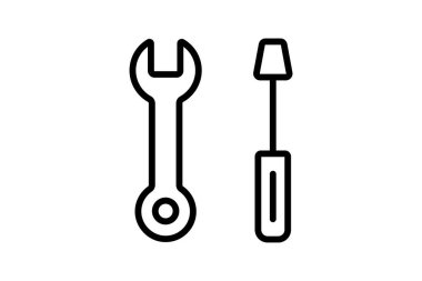 Araç satır simgesi, vektör, piksel mükemmel, illüstratör dosyasını onar