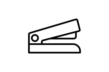 Zımba çizgisi simgesi, vektör, piksel mükemmel, illüstratör dosyası